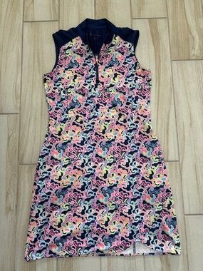 Lilly Pulitzer Multicolor Mini Dress size Small Jacobbean Print